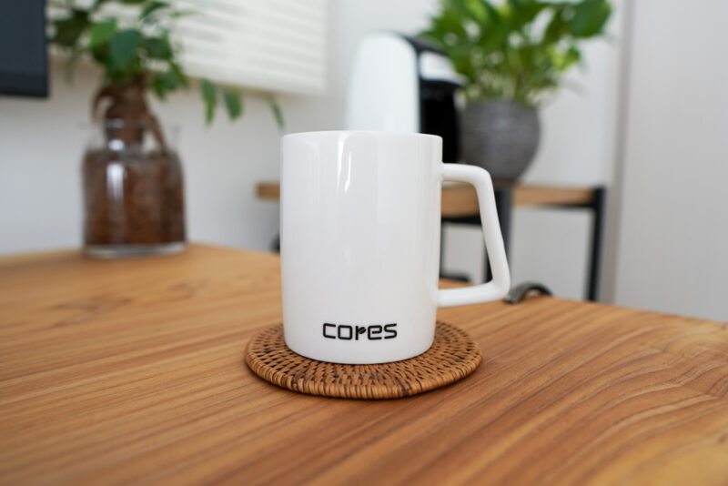コレスの1杯用コーヒーメーカーの付属マグカップ